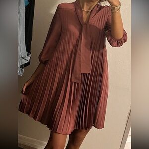 Zara Satin Flowy Dress